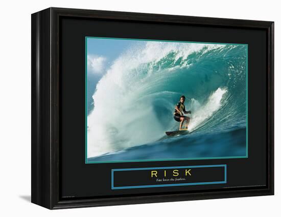 Risk - Surfer-Unknown Unknown-Framed Stretched Canvas