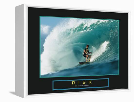 Risk - Surfer-Unknown Unknown-Framed Stretched Canvas
