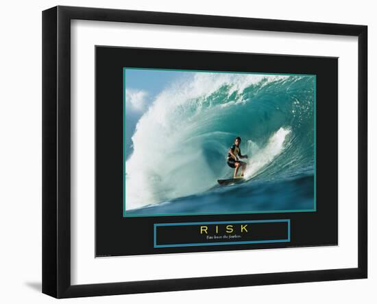 Risk - Surfer-Unknown Unknown-Framed Photo