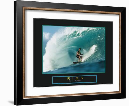 Risk - Surfer-Unknown Unknown-Framed Photo