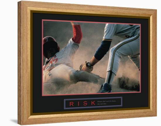 Risk-null-Framed Stretched Canvas