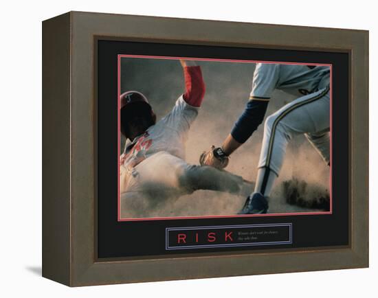 Risk-null-Framed Stretched Canvas