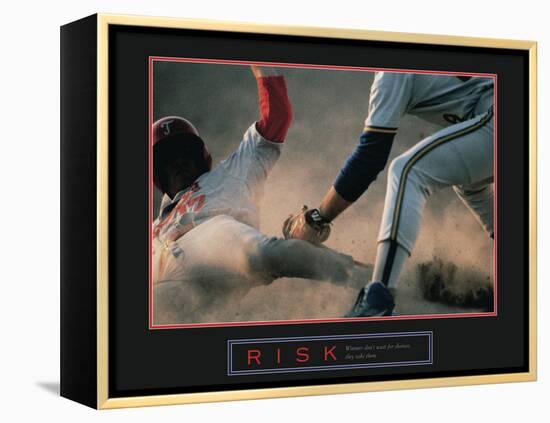 Risk-null-Framed Stretched Canvas