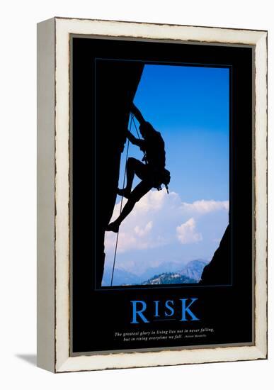 Risk-null-Framed Stretched Canvas
