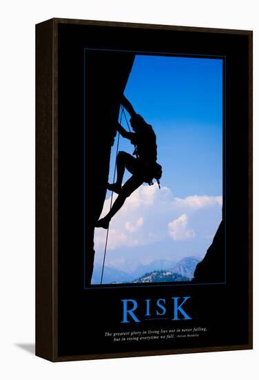 Risk-null-Framed Stretched Canvas