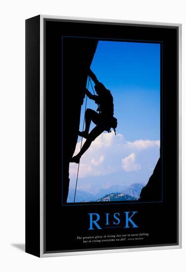 Risk-null-Framed Stretched Canvas