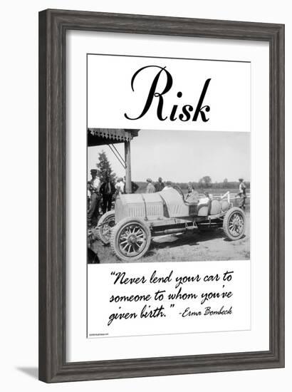 Risk-Wilbur Pierce-Framed Art Print