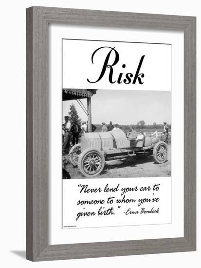 Risk-Wilbur Pierce-Framed Art Print