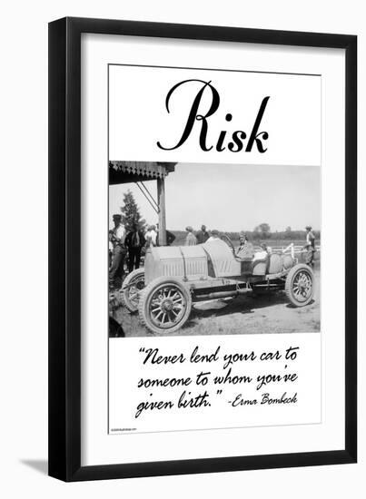 Risk-Wilbur Pierce-Framed Art Print