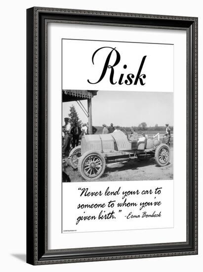 Risk-Wilbur Pierce-Framed Art Print