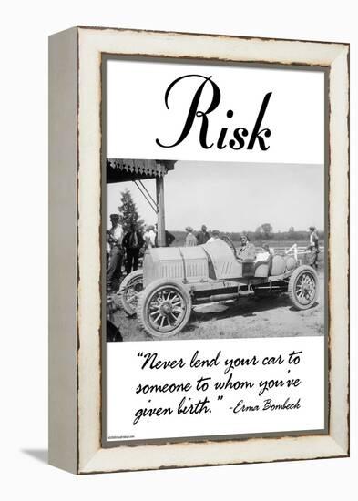 Risk-Wilbur Pierce-Framed Stretched Canvas