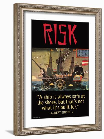 Risk-Wilbur Pierce-Framed Art Print