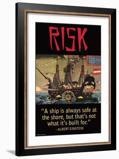 Risk-Wilbur Pierce-Framed Art Print