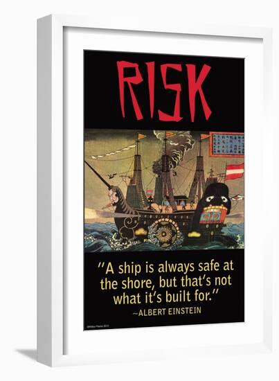 Risk-Wilbur Pierce-Framed Art Print