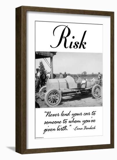 Risk-Wilbur Pierce-Framed Art Print