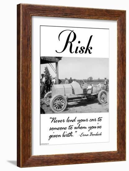 Risk-Wilbur Pierce-Framed Art Print