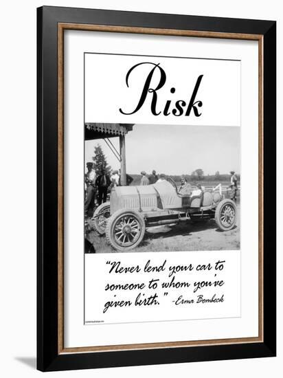 Risk-Wilbur Pierce-Framed Art Print