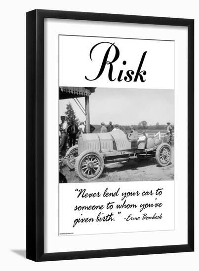 Risk-Wilbur Pierce-Framed Art Print