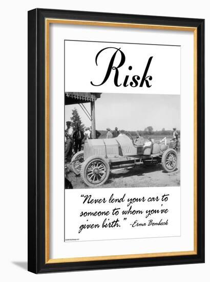 Risk-Wilbur Pierce-Framed Art Print