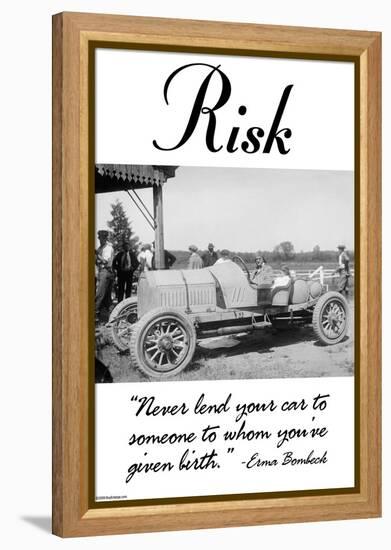 Risk-Wilbur Pierce-Framed Stretched Canvas