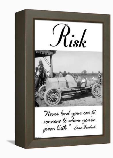 Risk-Wilbur Pierce-Framed Stretched Canvas