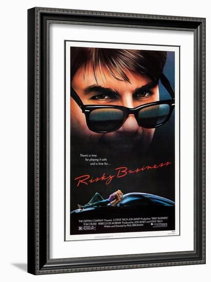 Risky Business, Tom Cruise, Rebecca De Mornay, 1983. © Warner Bros. Courtesy: Everett Collection-null-Framed Premium Giclee Print