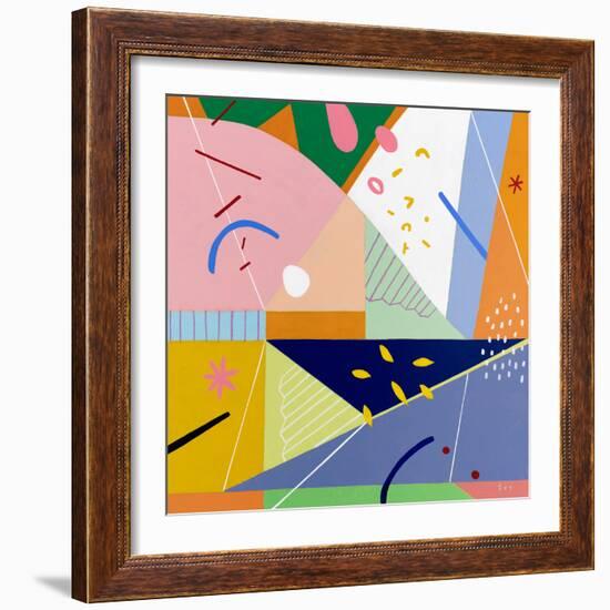 Risus-Hyunah Kim-Framed Art Print