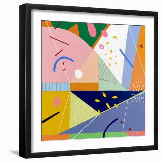 Risus-Hyunah Kim-Framed Art Print