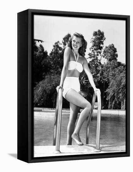 Rita Hayworth, 1945-null-Framed Premier Image Canvas