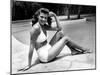 Rita Hayworth (born as Margarita Cansino, 1918 - 1987), here 1947 (b/w photo)-null-Mounted Photo