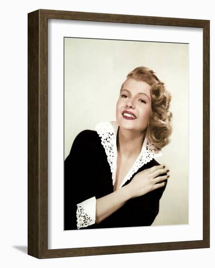 Rita Hayworth (born as Margarita Cansino, 1918 - 1987), here 1952 (photo)-null-Framed Photo