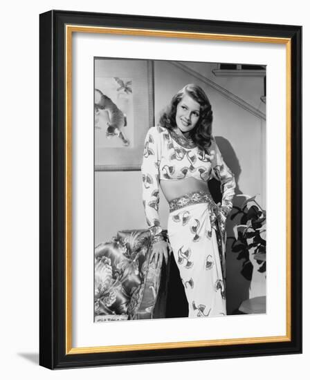 Rita Hayworth from Gilda, 1946-null-Framed Premium Photographic Print