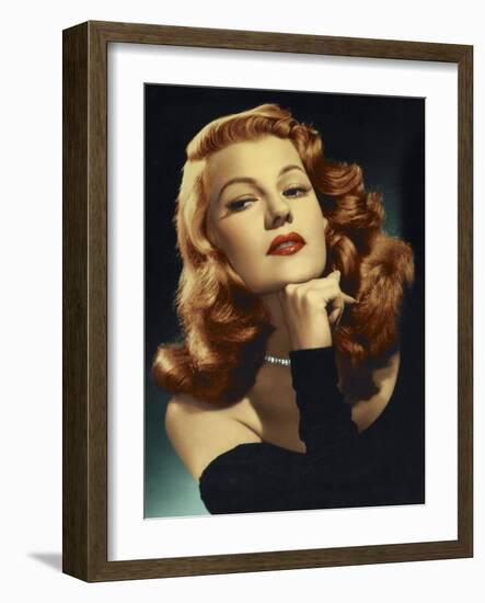 Rita Hayworth. "Gilda" 1946, Directed by Charles Vidor-null-Framed Photographic Print