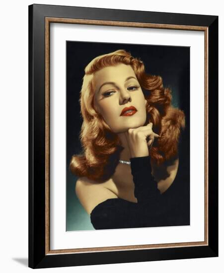 Rita Hayworth. "Gilda" 1946, Directed by Charles Vidor-null-Framed Photographic Print