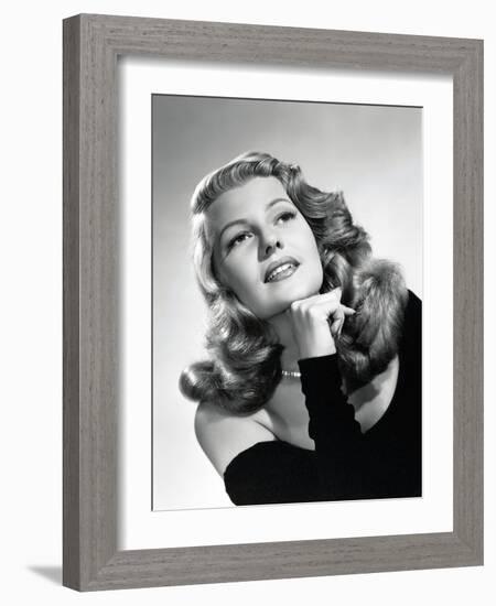 Rita Hayworth. "Gilda" [1946], Directed by Charles Vidor.-null-Framed Photographic Print