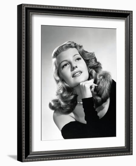 Rita Hayworth. "Gilda" [1946], Directed by Charles Vidor.-null-Framed Photographic Print