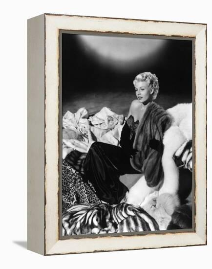 Rita Hayworth "The Lady From Shanghai" 1947, Directed by Orson Welles. Custome by Jean Louis-null-Framed Premier Image Canvas