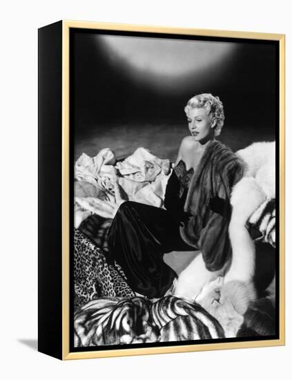 Rita Hayworth "The Lady From Shanghai" 1947, Directed by Orson Welles. Custome by Jean Louis-null-Framed Premier Image Canvas