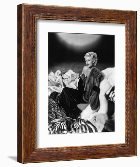 Rita Hayworth "The Lady From Shanghai" 1947, Directed by Orson Welles. Custome by Jean Louis-null-Framed Photographic Print