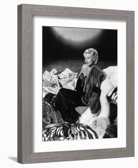 Rita Hayworth "The Lady From Shanghai" 1947, Directed by Orson Welles. Custome by Jean Louis-null-Framed Photographic Print