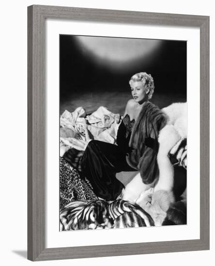 Rita Hayworth "The Lady From Shanghai" 1947, Directed by Orson Welles. Custome by Jean Louis-null-Framed Photographic Print