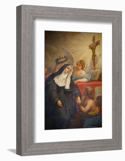 Rita of Cascia, Patron Saint of the Impossible, Abused Wives and Widows-Godong-Framed Photographic Print