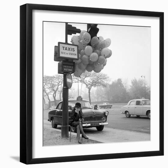 Rita Pavone (Italian Singer), Paris, 25 October 1963-null-Framed Photo