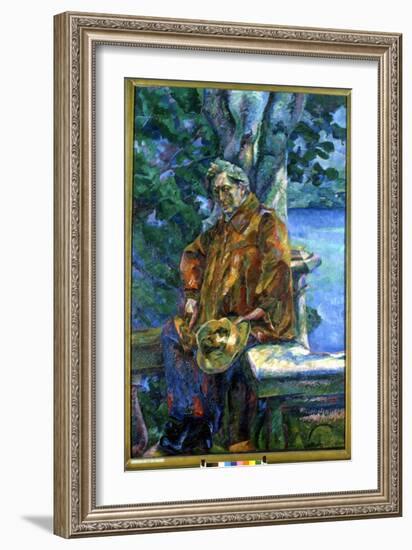 Ritratto of the Maestro Ferruccio Busoni - 1916-Umberto Boccioni-Framed Giclee Print