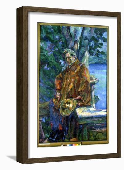 Ritratto of the Maestro Ferruccio Busoni - 1916-Umberto Boccioni-Framed Giclee Print