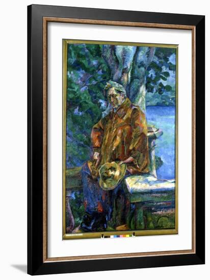 Ritratto of the Maestro Ferruccio Busoni - 1916-Umberto Boccioni-Framed Giclee Print