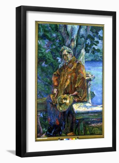 Ritratto of the Maestro Ferruccio Busoni - 1916-Umberto Boccioni-Framed Giclee Print