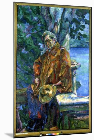 Ritratto of the Maestro Ferruccio Busoni - 1916-Umberto Boccioni-Mounted Giclee Print