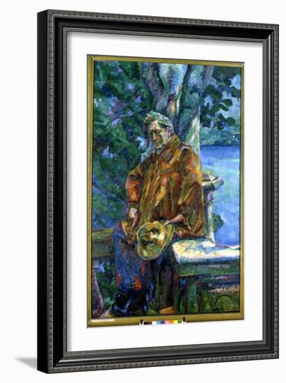 Ritratto of the Maestro Ferruccio Busoni - 1916-Umberto Boccioni-Framed Giclee Print