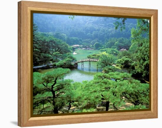 Ritsurin Park, Takamatsu, Shikoku, Japan-Dave Bartruff-Framed Premier Image Canvas